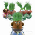 Plant Kit, Made of Tinplate, Growing Medium and Seeds, Comes in Various Flowers